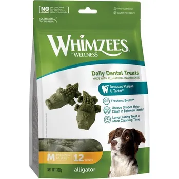 Pamlsek pro psa Whimzees aligátor M 360g