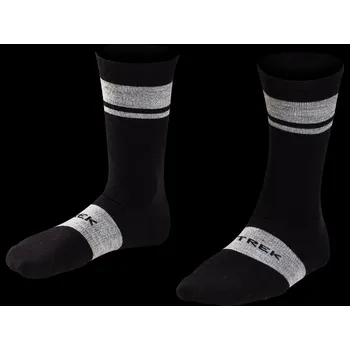 Pánské ponožky Trek Race Crew Cushioned Merino Wool Cycling Sock Barva: černá, Velikost: XL