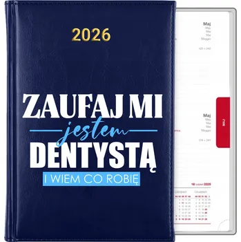 Kalendář Knižní kalendář 2026 A5 modrý