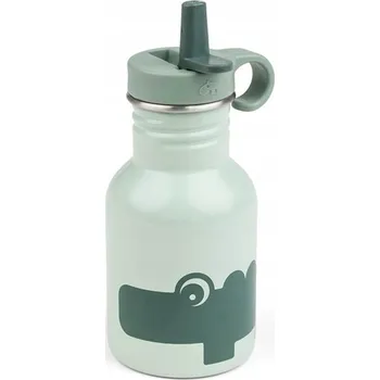 Kovová láhev Done by Deer Croco - zelená