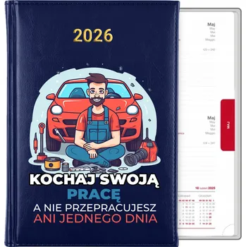 Kalendář Knižní kalendář 2026 A5 modrý