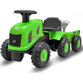 Odrážedlo Dětské odrážedlo 58358 traktor s vlečkou Benny Baby Mix zelený (Věk: 1+)