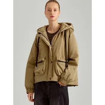 Dámský kabát Bunda oversized - M - House - khaki - 103BO-87X
