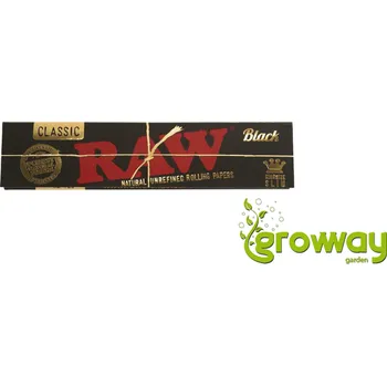 Cigaretové papírky RAW Black King Size Slim 1 ks