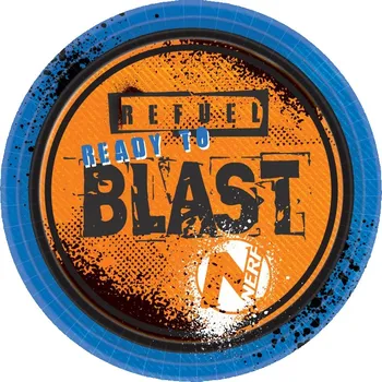 Party dekorace Talíře Nerf