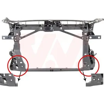 Nárazník Přední obložení VAN WEZEL 0336668