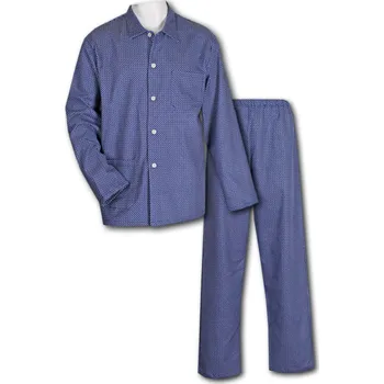 Pánské oblečení LUIZ Pánské pyžamo na knoflíky -Flanelové- Jirka 132 Velikost: 56