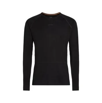 Pánská móda Icebreaker Merino 200 ZoneKnit LS Crewe Men BLACK černá L