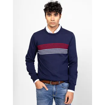 Pánský svetr HOMBRE navy XXL