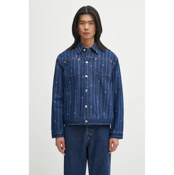 Džínová bunda Drôle de Monsieur La veste Denim Monogramme, XL, modrá, 57X