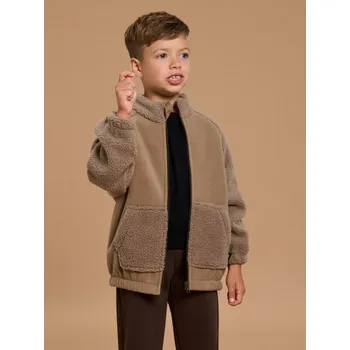 Dětská móda Sinsay - Mikina se stojáčkem - hnědá - 353FC-88X - 353FC-88X-116