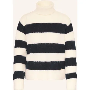 Dámský svetr Mos Mosh Dámský Svetr S Rolákem Aidy, režná / tmavě modrá, 40