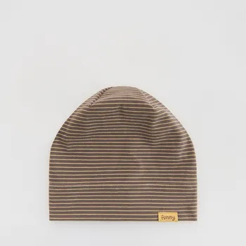 Čepice Reserved - Proužkovaná čepice - tmavě šedá - 715GT-90X - 715GT-90X-9Y1