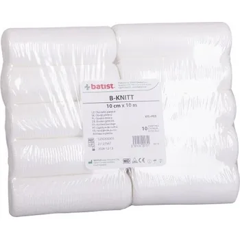 Batist Medical Batist B-KNITT Obinadlo pletené 10cm x 10m, 10 ks
