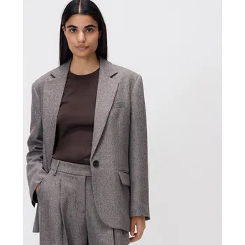 Dámské sako Reserved - Jednořadý blejzr - hnědá - 309GF-88M - 309GF-88M-XXL