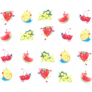 Samolepky na Zdobení Nehtů Vodolepky Barevné Ovoce BN-829