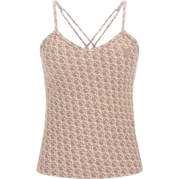 Dámské Tílko GUESS GJ LOGOMANIA ACTIVE TOP V3GP01MC03W-P17X – Hnědá S