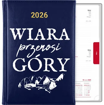 Kalendář Knižní kalendář 2026 A5 modrý