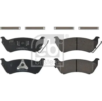 Brzdová destička Sada brzdových destiček, kotoučová brzda FEBI BILSTEIN 16769