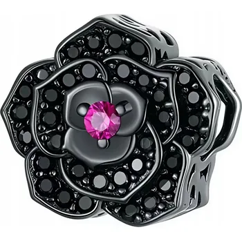 Přívěsek Charms Přívěsek Charms Prolamovaná Černá Růže Charms Trusky