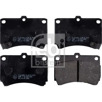 Brzdový systém Sada brzdových destiček, kotoučová brzda FEBI BILSTEIN 16195