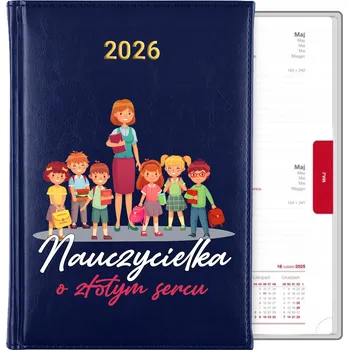 Kalendář Knižní kalendář 2026 A5 modrý