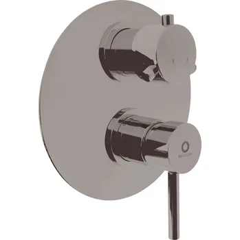 Vodovodní baterie SEINA - Vanová/Sprchová baterie podomítková 2-cestná s tělesem, Metal grey - lesklá SE986KMGL, RAV Slezák