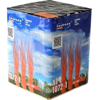 Zábavní pyrotechnika DENNÍ dýmový ohňostroj ČERVENÝ 25 ran 30mm