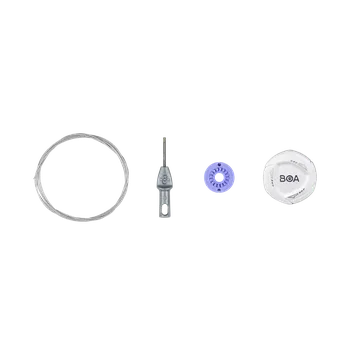 Pánské cyklistické tretry BOA TECHNOLOGIES BOA Shoe Replacement IP1 Left Dial Kit Barva: Bílá, Velikost: BOA IP1 Kit v2 - Left