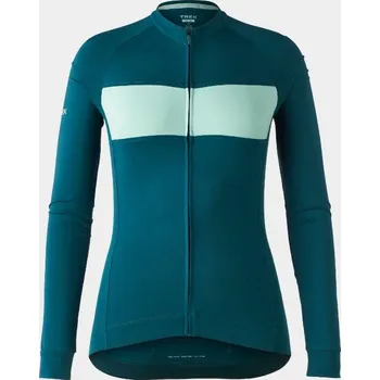 cyklistický dres Dámský dres s dlouhým rukávem Trek Circuit LTD Barva: Juniper/Teal, Velikost: M