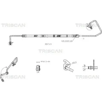 Hydraulická hadice, řízení TRISCAN (851616010)
