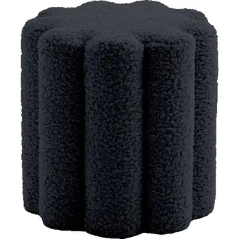 Taburet Factory čalouněný Taburet černý