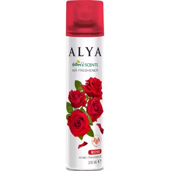 Vůně do bytu Alya - Osvěžovač vzduchu ve spreji 300ml - Růže (Rose)