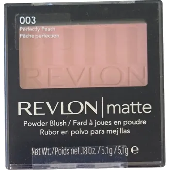 Tvářenka Tvářenka pudrová růžová Revlon Matte 003 PERFECTLY PEACH 5,1 g