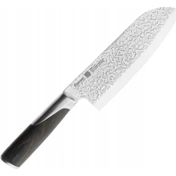 Kuchyňský nůž NŮŽ NŮŽ KUCHYŇSKÝ NŮŽ SANTOKU FISSMAN TIROL DŘEVĚNÁ RUKOJEŤ