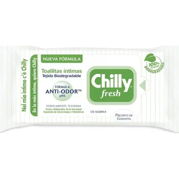 Intimní hygienický prostředek Vlhčené ubrousky pro intimní hygienu Salviettine Intime fresco - Chilly