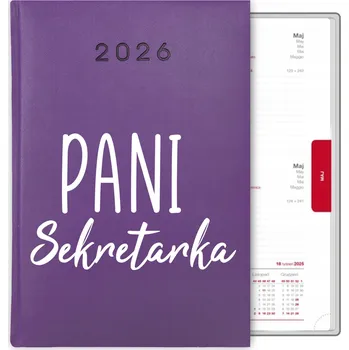 Kalendář Knihový kalendář 2026 A5 fialový