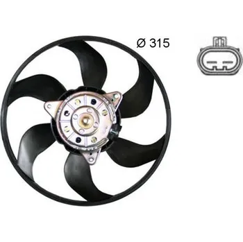 Motor automobilu Větrák, chlazení motoru MAHLE CFF 382 000S