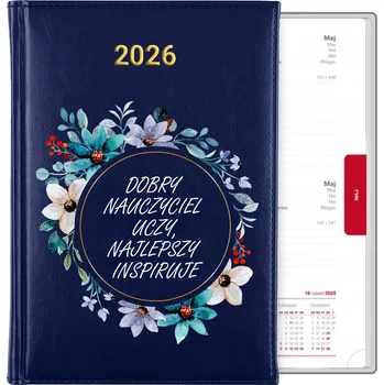 Kalendář Knižní kalendář 2026 A5 modrý