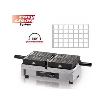 Vaflovač KRAMPOUZ Vaflovač elektrický Brusel 5x7 Krampouz WECADA, sklopný 180°, madlo I, EasyClean