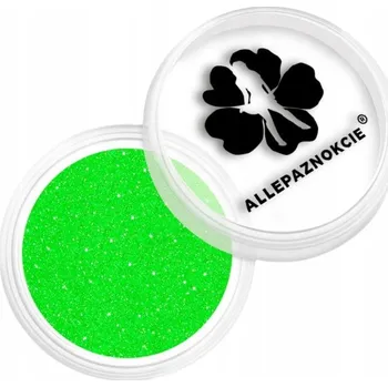 Třpytky na nehty ve skleničce ALLEPAZNOKCIE 2g Zelená Green Č.09