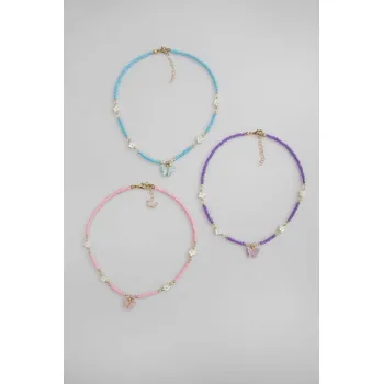 Náhrdelník Náhrdelník pro dívku, dětské šperky 3-balení 000 Coccodrillo WC5