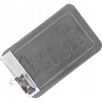 Koupelnová předložka KOUPELNOVÁ PŘEDLOŽKA MĚKKÁ PROTISKLUZOVÁ ŠEDÁ 50x80 cm