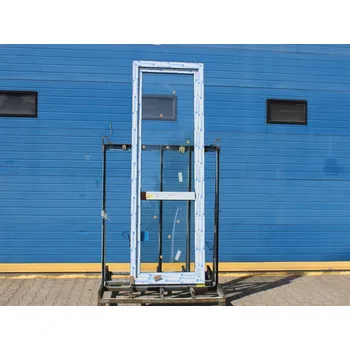 Vchodové dveře KNIPPING 70 AD Balkonové dveře 86 cm/235 cm Tmavý dub/bílá pravé