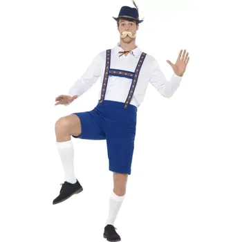 Karnevalový kostým Kostým "Oktoberfest pánský - mmodrý" M