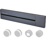 Zásuvková lišta - povrchová Viking LP40G/230V,50Hz/40cm délka/šedá/až 5 modulů/IP20/hliník/povrchová