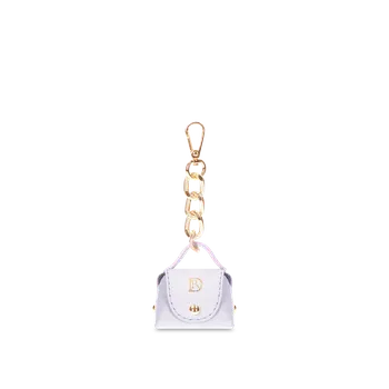 Kabelka Přívěsek Minikabelka Rio "BLEDOFIALOVÁ" Zlatá