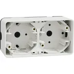 Schneider Electric MUR39914 Mureva Styl - Povrchová instalační krabice IP55 2 násobná horizontální, Bílá