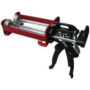 Vytlačovací pistole WEISS ruční tlaková pistole COSMO pro 900 g (2 x 310 ml) dvojí kartuši