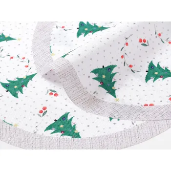 ubrus Dreamy Linens Vánoční prostírání teflonové, Stromečky Rozměry: ⌀ 30 cm Dreamy Linens